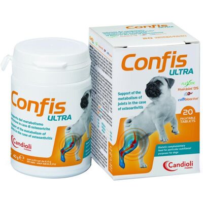 Candioli Confis Ultra Supporto per Articolazioni di Cani - 20 Compresse Candioli Confis Ultra Supporto per Articolazioni di Cani - 20 Compresse