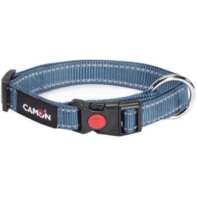 Collare reflex regolabile blu Camon Spa per cani Collare reflex regolabile blu Camon Spa per cani