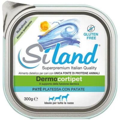 AURORA BIOFARMA Srl SILAND CANE DERMOCORTIPET ALL BREEDS PATE' PLATESSA PATATE 300GR (lattina) AURORA BIOFARMA Srl SILAND CANE DERMOCORTIPET ALL BREEDS PATE' PLATESSA PATATE 300GR (lattina)