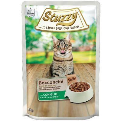 SCHESIR SPA STUZZY GATTO BOCCONCINI JELLY CONIGLIO 85GR (bustina) SCHESIR SPA STUZZY GATTO BOCCONCINI JELLY CONIGLIO 85GR (bustina)