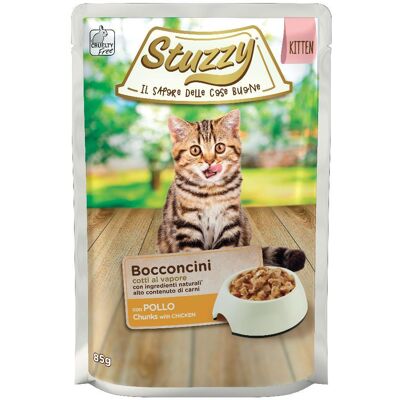 SCHESIR SPA STUZZY GATTO BOCCONCINI KITTEN POLLO 85GR (bustina) SCHESIR SPA STUZZY GATTO BOCCONCINI KITTEN POLLO 85GR (bustina)