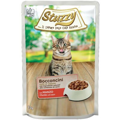 Stuzzy Gatto Bocconc Manzo 85g - Cibo per gatti Stuzzy Gatto Bocconc Manzo 85g - Cibo per gatti