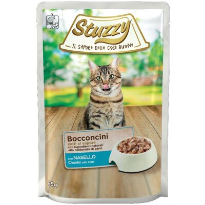 SCHESIR SPA STUZZY GATTO BOCCONCINI NASELLO 85GR (bustina) SCHESIR SPA STUZZY GATTO BOCCONCINI NASELLO 85GR (bustina)
