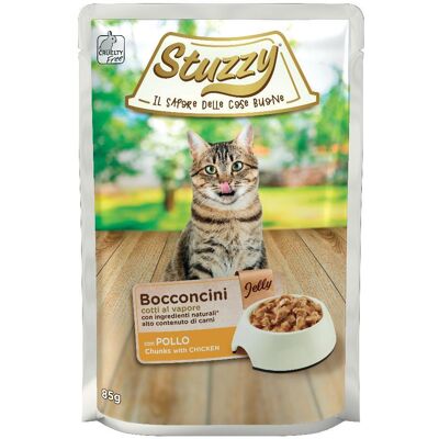 Whitebridge Pet Brands Srl Stuzzy Gatto Bocconcini Pollo - Cibo Umido Whitebridge Pet Brands Srl Stuzzy Gatto Bocconcini Pollo - Cibo Umido