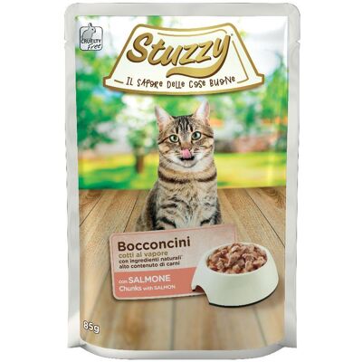 Cibo umido gatto Salmone - 24 buste Cibo umido gatto Salmone - 24 buste