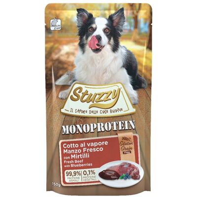 SCHESIR SPA STUZZY CANE MONOPROTEICO MANZO MIRTILLO 150GR (bustina) SCHESIR SPA STUZZY CANE MONOPROTEICO MANZO MIRTILLO 150GR (bustina)