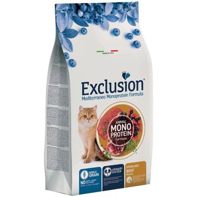 DORADO Srl EXCLUSION GATTO MEDITERRANEO MONOPROTEICO NOBLE GRAIN STERILIZED MANZO 300GR DORADO Srl EXCLUSION GATTO MEDITERRANEO MONOPROTEICO NOBLE GRAIN STERILIZED MANZO 300GR