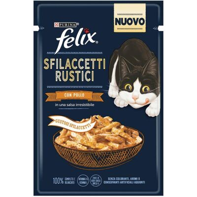 Purina Felix Sfilaccetti Rustici - Cibo per Gatti Purina Felix Sfilaccetti Rustici - Cibo per Gatti