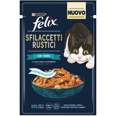 NESTLE' PURINA COMMERCIALE srl NESTLE' PURINA FELIX GATTO SFILACCETTI RUSTICI IN SALSA TONNO 80GR (bustina) NESTLE' PURINA COMMERCIALE srl NESTLE' PURINA FELIX GATTO SFILACCETTI RUSTICI IN SALSA TONNO 80GR (bustina)