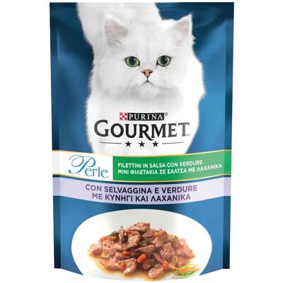 NESTLE' PURINA COMMERCIALE srl NESTLE' PURINA GOURMET GATTO PERLE FILETTINI IN SALSA VITELLO VERDURE 85GR (bustina) NESTLE' PURINA COMMERCIALE srl NESTLE' PURINA GOURMET GATTO PERLE FILETTINI IN SALSA VITELLO VERDURE 85GR (bustina)
