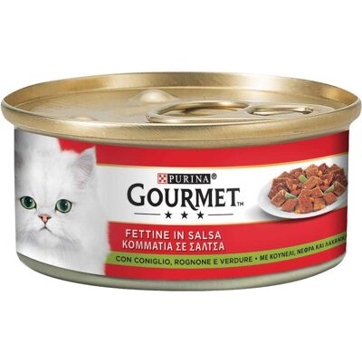 Gourmet GOURMET Rosso Gatto Coniglio Rognone Verdure - Cibo umido per gatti Gourmet GOURMET Rosso Gatto Coniglio Rognone Verdure - Cibo umido per gatti