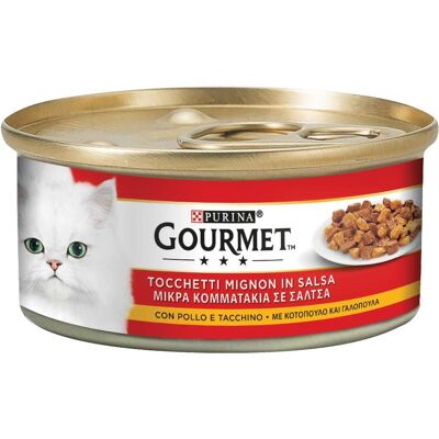 Gourmet Rosso Tocchetti e Trancetti - Cibo per Gatti Gourmet Rosso Tocchetti e Trancetti - Cibo per Gatti