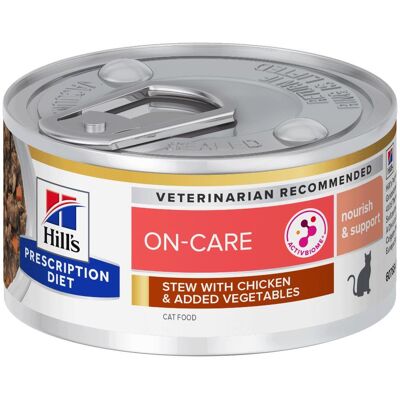 HILL'S PET NUTRITION ITALIA srl * HILL'S GATTO DIET ON-CARE NOURISH SUPPORT STEW BIOME POLLO 82GR (lattina) HILL'S PET NUTRITION ITALIA srl * HILL'S GATTO DIET ON-CARE NOURISH SUPPORT STEW BIOME POLLO 82GR (lattina)
