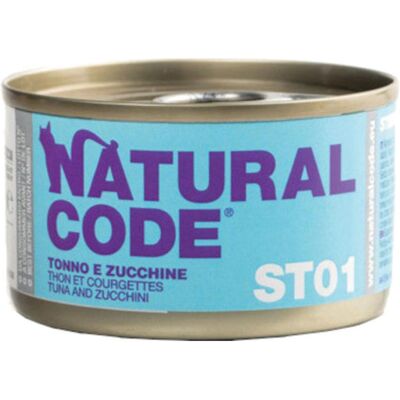 Natural Code ST01 Cibo per Gatti Tonno e Zucchine - 85g Natural Code ST01 Cibo per Gatti Tonno e Zucchine - 85g