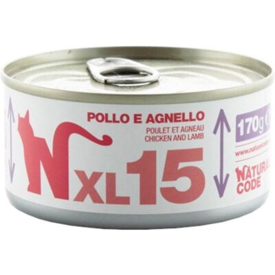 NATURAL LINE Srl NATURAL CODE GATTO XL15 POLLO AGNELLO 170GR (lattina) NATURAL LINE Srl NATURAL CODE GATTO XL15 POLLO AGNELLO 170GR (lattina)
