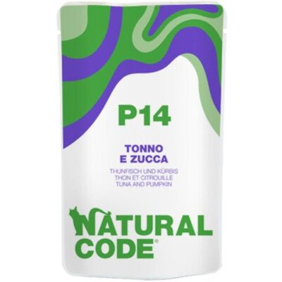 NATURAL LINE Srl NATURAL CODE GATTO P14 POLLO TONNO ZUCCA (bustina) NATURAL LINE Srl NATURAL CODE GATTO P14 POLLO TONNO ZUCCA (bustina)
