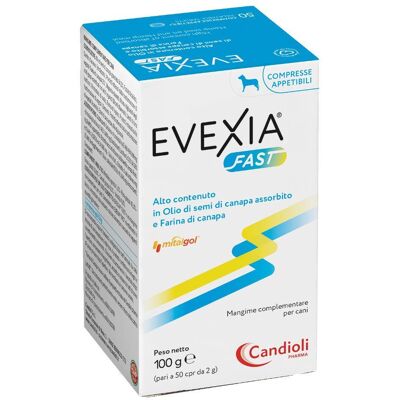 Candioli Evexia Fast Integratore per Cani e Gatti - con Olio di Canapa Candioli Evexia Fast Integratore per Cani e Gatti - con Olio di Canapa