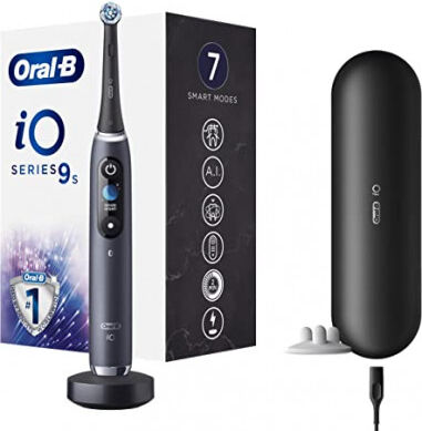 procter oral-b io series 9s spazzolino elettrico black onyx - tecnologia avanzata per una pulizia superiore