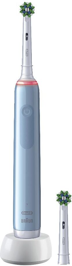 procter & gamble srl oral-b pro 3 blu crossaction spazzolino elettrico - spazzolino elettrico con tecnologia crossaction