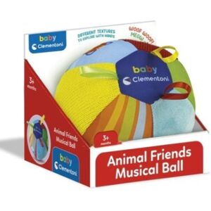 Clementoni Spa Animal Friends Musical Ball - Giocattolo per Cani con Suoni e Luci