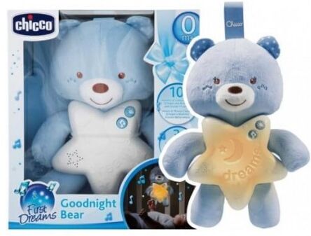 Chicco Gioco Goodnight Bear Frist Dreams Orsetto Azzurro