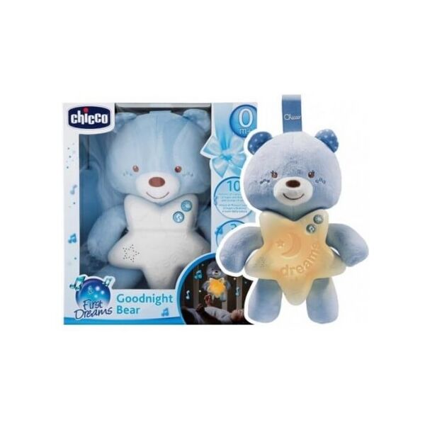 chicco gioco goodnight bear frist dreams orsetto azzurro