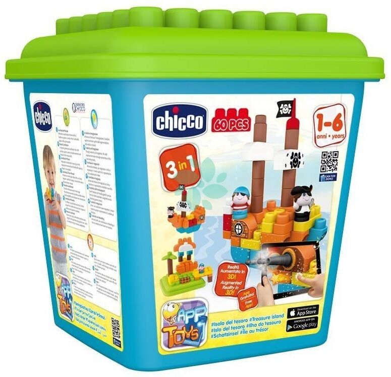 Chicco Gioco Costruzione Isola Tesoro 60pz