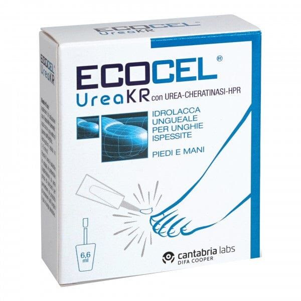 Difa Cooper Spa Ecocel Urea Kr 6,6ml - Idrolacca per Unghie Ispessite