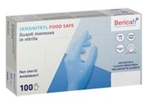 Bericah Sensinitryl Pro Guanto Monouso In Nitrile Small 100 Pezzi