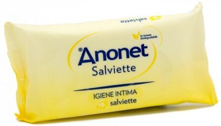 Uniderm Farmaceutici Srl Anonet Salviette, Salviette per Igiene Intima, Confezione da 15 Pezzi