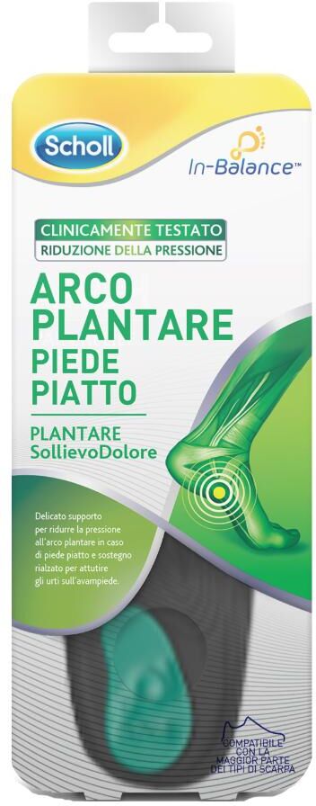 Cooper Consumer Health It Srl Scholl Arco Plantare Piede Piatto Taglia M (40/42) 2 Pezzi - Supporto per il piede piatto di alta qualità