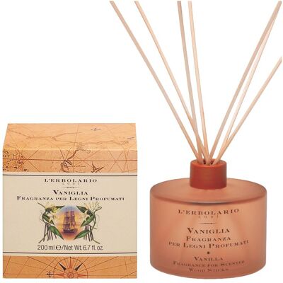 L'Erbolario Fragranza Vaniglia - Diffusore per Casa - Profumo per Bastoncini di Legno L'Erbolario Fragranza Vaniglia - Diffusore per Casa - Profumo per Bastoncini di Legno
