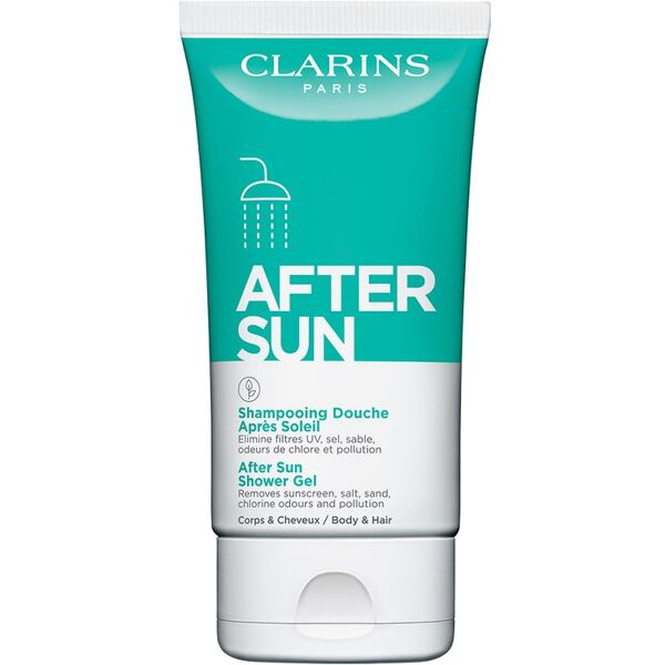 clarins after sun shampooing douche après soleil corps & cheveux 150 ml