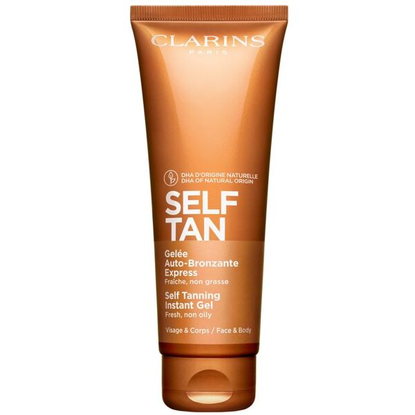 clarins self tan gelée auto-bronzante express visage & corps 125 ml