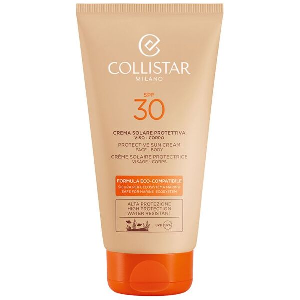 collistar crema solare protettiva viso-corpo spf 30 formula eco-compatibile 150 ml