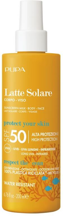 pupa latte solare corpo-viso spf 50 200 ml