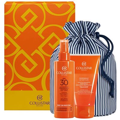 Collistar Cofanetto Latte Spray Abbronzante Idratante Spf 30 Collistar Cofanetto Latte Spray Abbronzante Idratante Spf 30