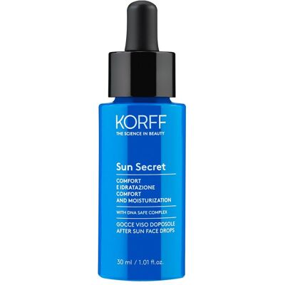 Korff Sun Secret Repairing After Sun Drops - Cura Solare Korff Sun Secret Repairing After Sun Drops - Cura Solare