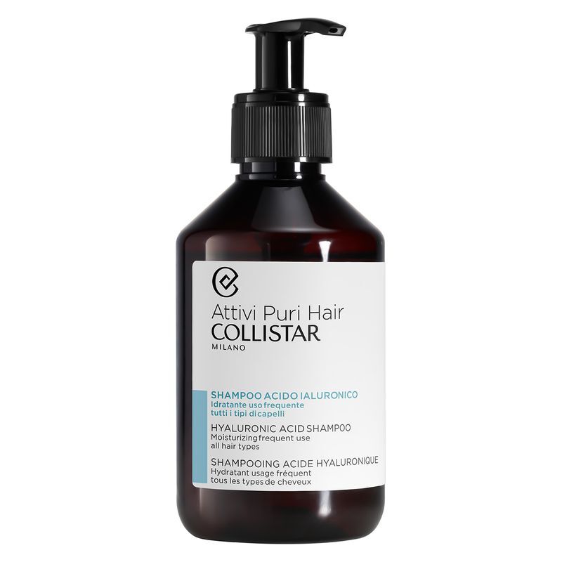 Collistar Attivi Puri Hair Shampoo Acido Ialuronico Idratante Uso Frequente Tutti I Tipi Di Capelli 250 ML