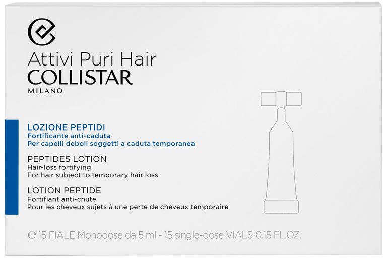 Collistar Attivi Puri Hair Lozione Peptidi Fortificante Anti-caduta 15 Fiale da 5 ML