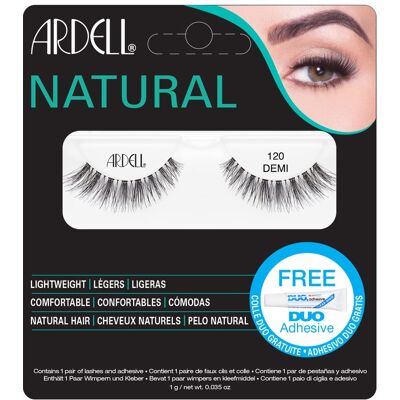 Ciglia Ardell Naturali - 120 Demi Nero - Ciglia Finte Ciglia Ardell Naturali - 120 Demi Nero - Ciglia Finte