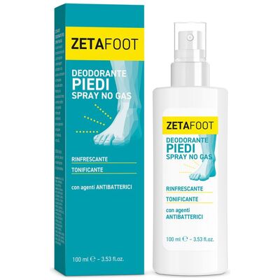ZETA FARMACEUTICI Deodorantepiedi Spray No Gas Con Agenti Antibatterici 100 ML ZETA FARMACEUTICI Deodorantepiedi Spray No Gas Con Agenti Antibatterici 100 ML