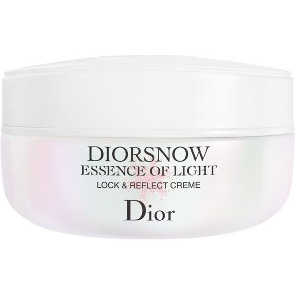 christian dior snow essence of light lock & reflect creme crema idratante schiarente per viso e collo – illumina, idrata e leviga 50 ml