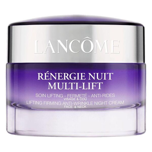 lancome rénergie nuit multi lift soin lifting fermeté anti-rides visage & cou 50 ml