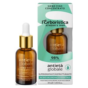 Erboristica Antietà Globale Siero Viso Concentrato Superidratante Ristrutturante Acido Ialuronico 30 Ml