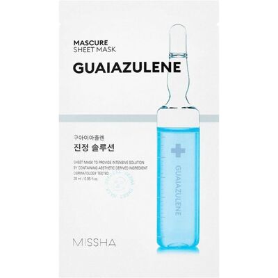 MISSHA Mascure Sheet Mask Guaiazulene 28 ML MISSHA Mascure Sheet Mask Guaiazulene 28 ML