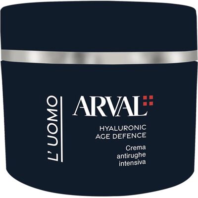 Arval L Uomo Difesa dell'Età con Acido Ialuronico - Crema antirughe Arval L Uomo Difesa dell'Età con Acido Ialuronico - Crema antirughe