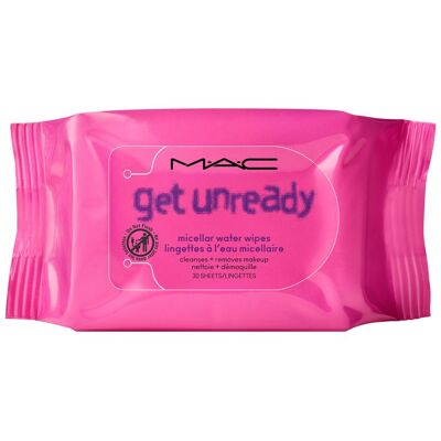 MAC Get Unready Micellar Water Wipes - Salviette A Base Di Acqua Micellare 30 PZ MAC Get Unready Micellar Water Wipes - Salviette A Base Di Acqua Micellare 30 PZ