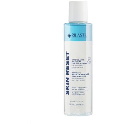 RILASTIL Skin Reset Struccante Bifasico Occhi E Labbra Tutti I Tipi Di Pelle, Anche Sensibili 150 ML RILASTIL Skin Reset Struccante Bifasico Occhi E Labbra Tutti I Tipi Di Pelle, Anche Sensibili 150 ML