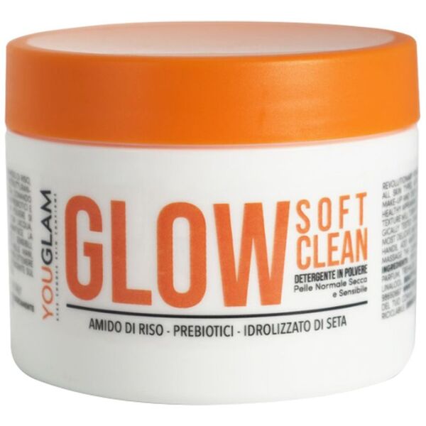 you glam glow soft clean detergente in polvere 35 g